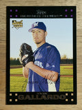 2007 Topps Update #184 Yovani Gallardo (NM)