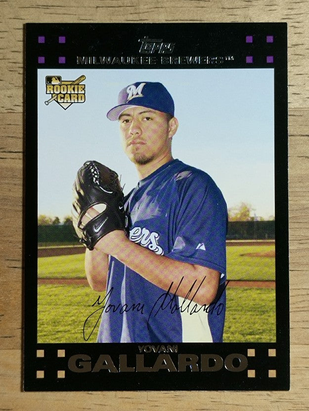 2007 Topps Update #184 Yovani Gallardo (NM)