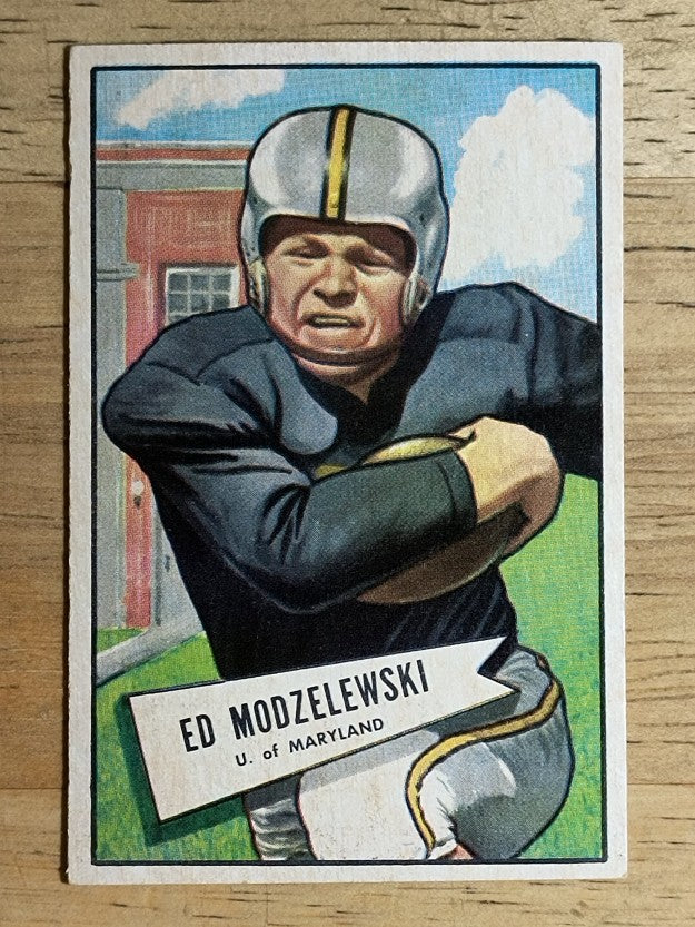 1952 Bowman Small #8 Ed Modzelewski (NM)