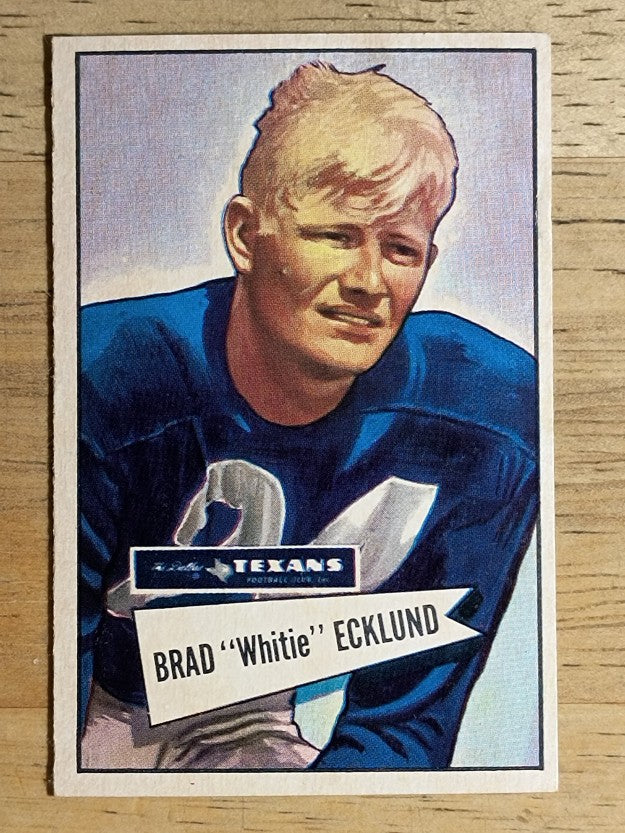 1952 Bowman Small #35 Brad Ecklund (EX)