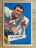 1952 Bowman Small #144 Jim Lansford RC (EX)