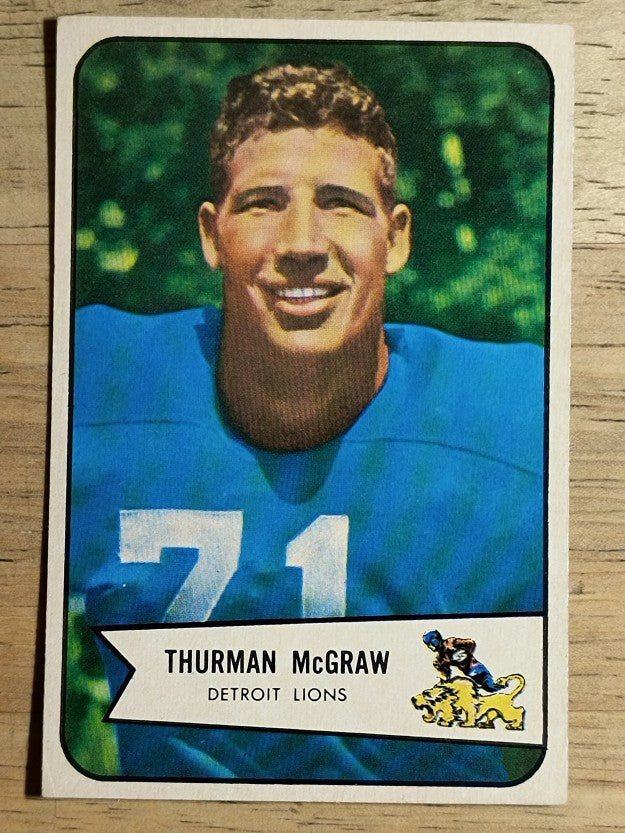 1954 Bowman #91 Thurman McGraw SP (EX)