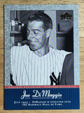 2001 Upper Deck Pinstripe Exclusives DiMaggio #JD47 Joe DiMaggio