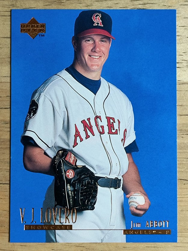 1996 Upper Deck V.J. Lovero Showcase #VJ1 Jim Abbott