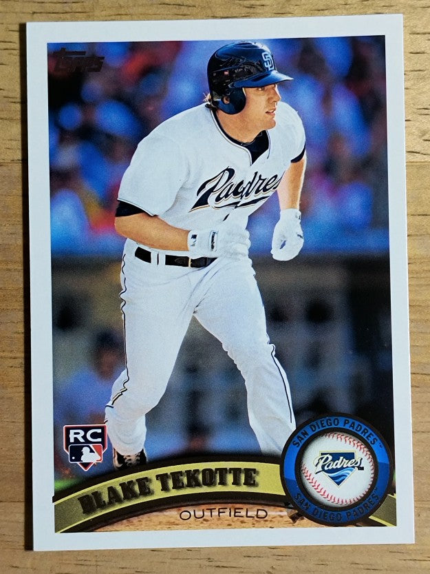 2011 Topps Update #US240 Blake Tekotte RC