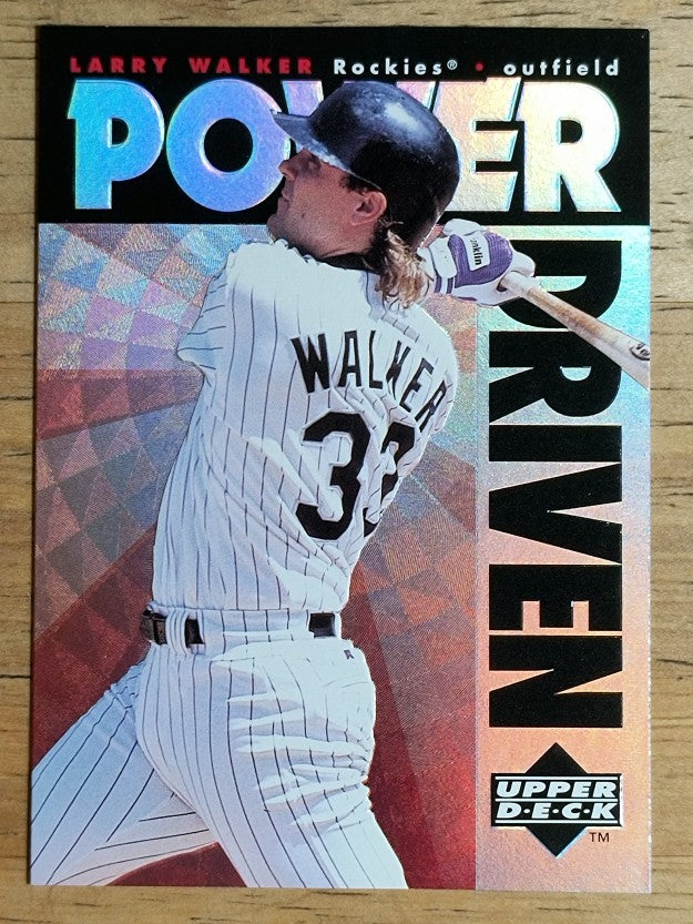 1996 Upper Deck Power Driven #PD19 Larry Walker