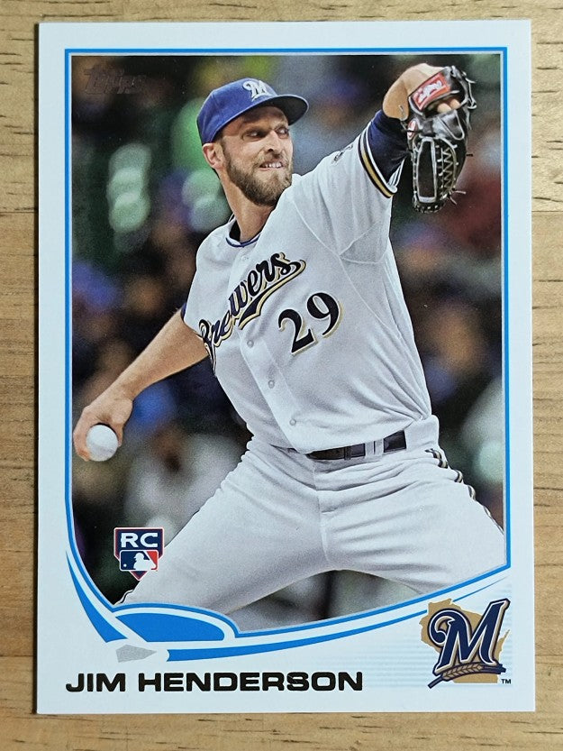2013 Topps Update #US161 Jim Henderson RC