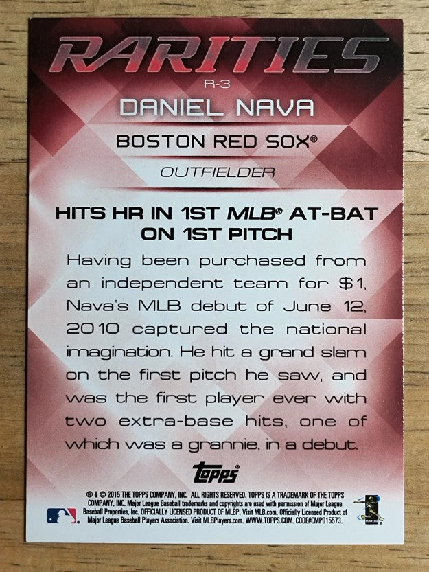 2015 Topps Update Rarities #R3 Daniel Nava