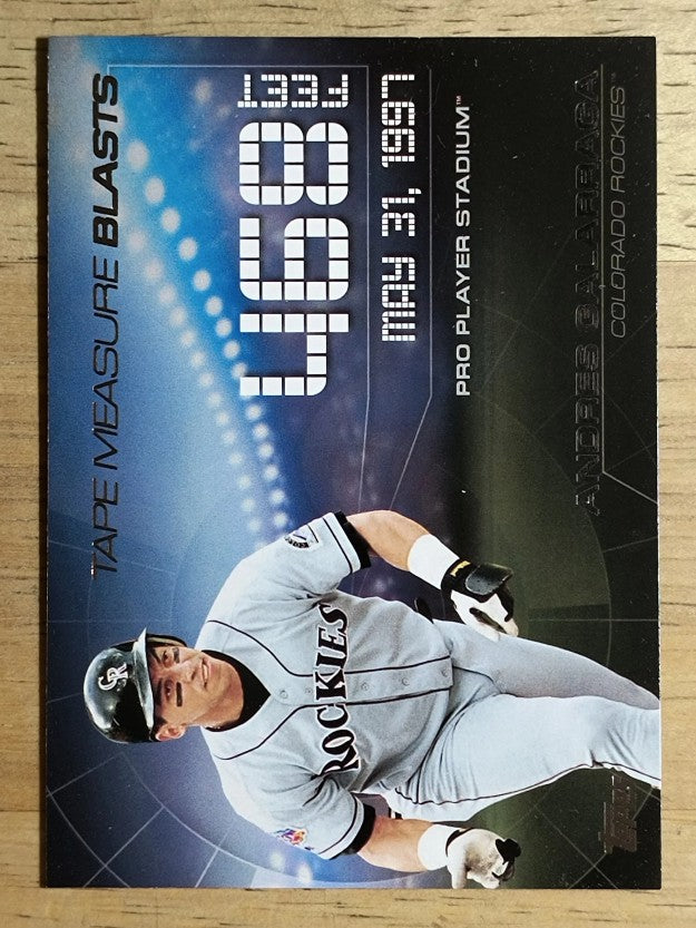 2015 Topps Update Tape Measure Blasts #TMB2 Andres Galarraga