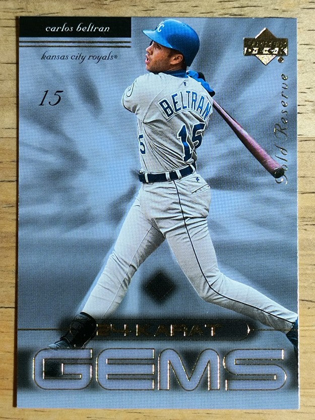 2000 Upper Deck Gold Reserve 24-Karat Gems #K7 Carlos Beltran