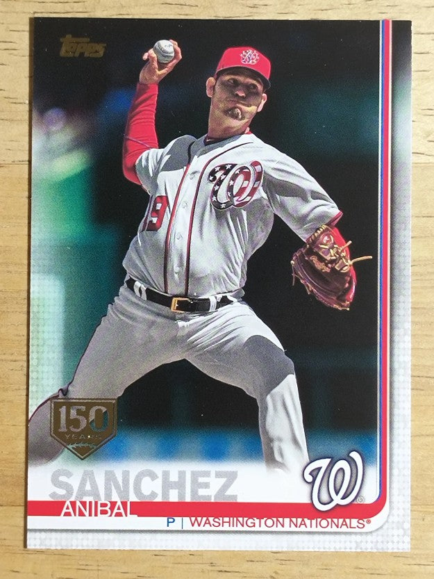 2019 Topps Update 150th Anniversary #US176 Anibal Sanchez