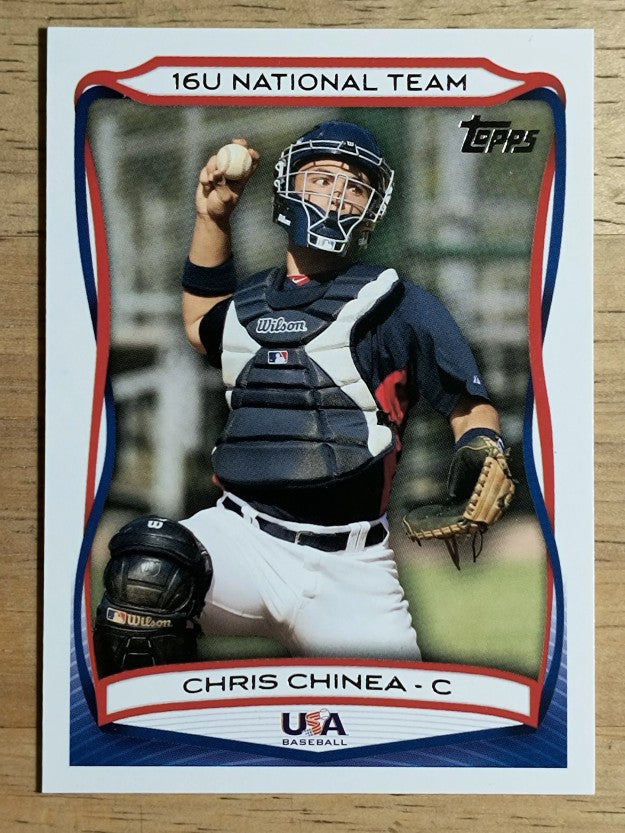 2010 USA Baseball #USA51 Chris Chinea