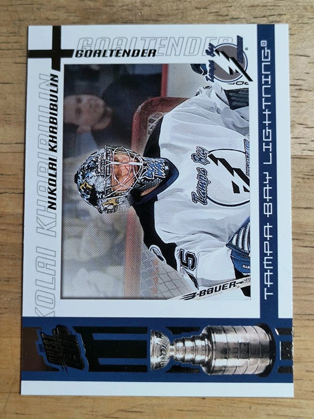 2003-04 Pacific Quest for the Cup #91 Nikolai Khabibulin
