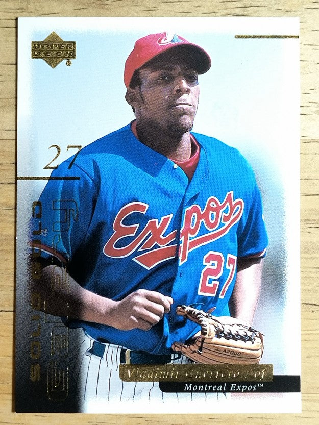 2000 Upper Deck Gold Reserve Solid Gold Gallery #G12 Vladimir Guerrero