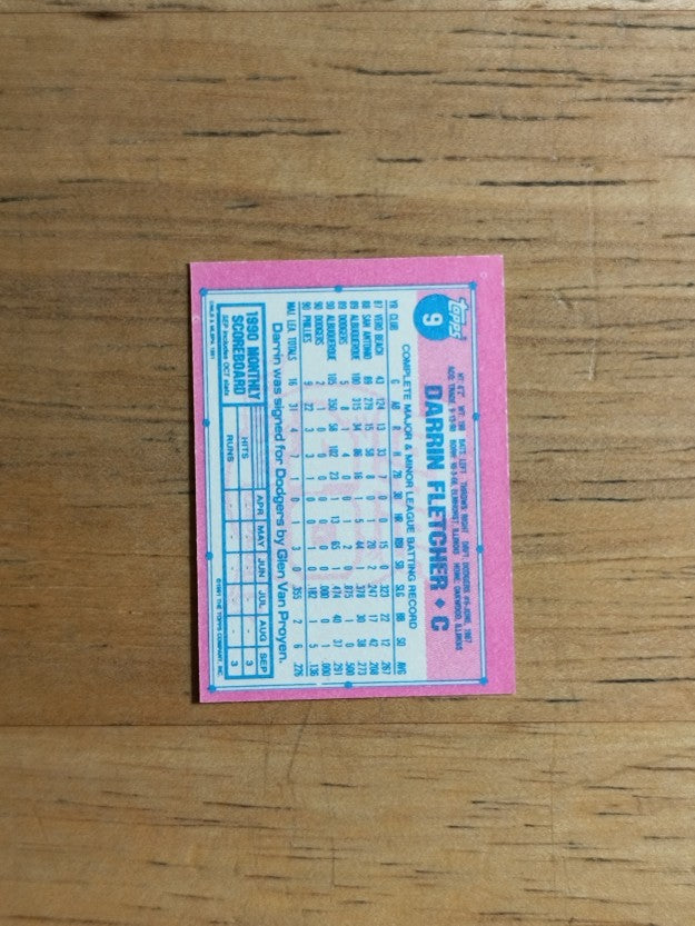 1991 Topps Micro #9 Darrin Fletcher