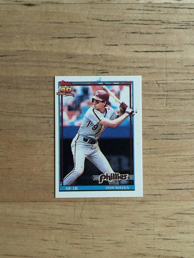 1991 Topps Micro #15 Von Hayes