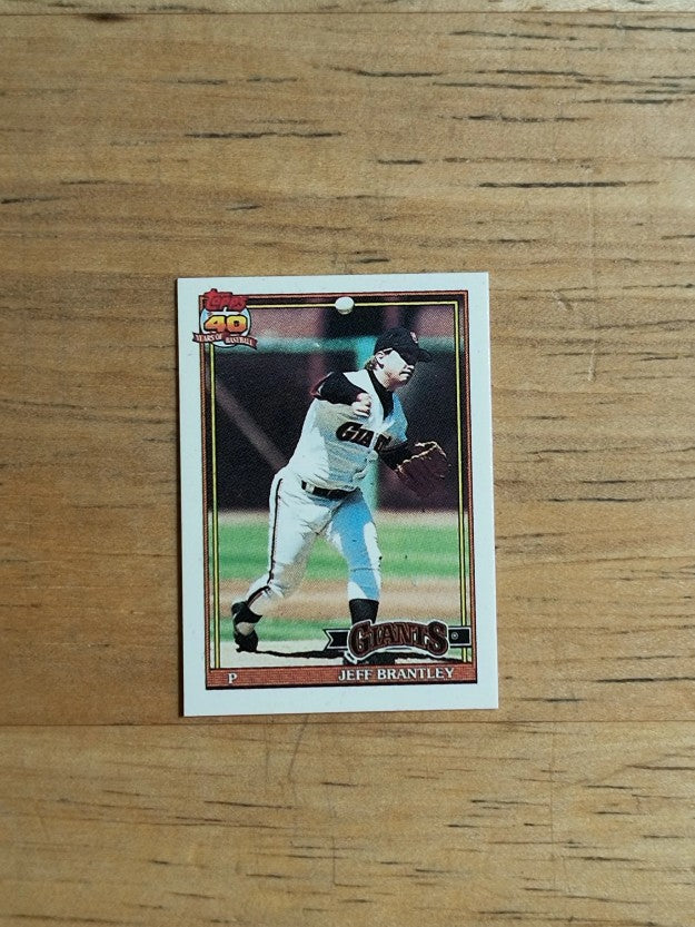 1991 Topps Micro #17 Jeff Brantley