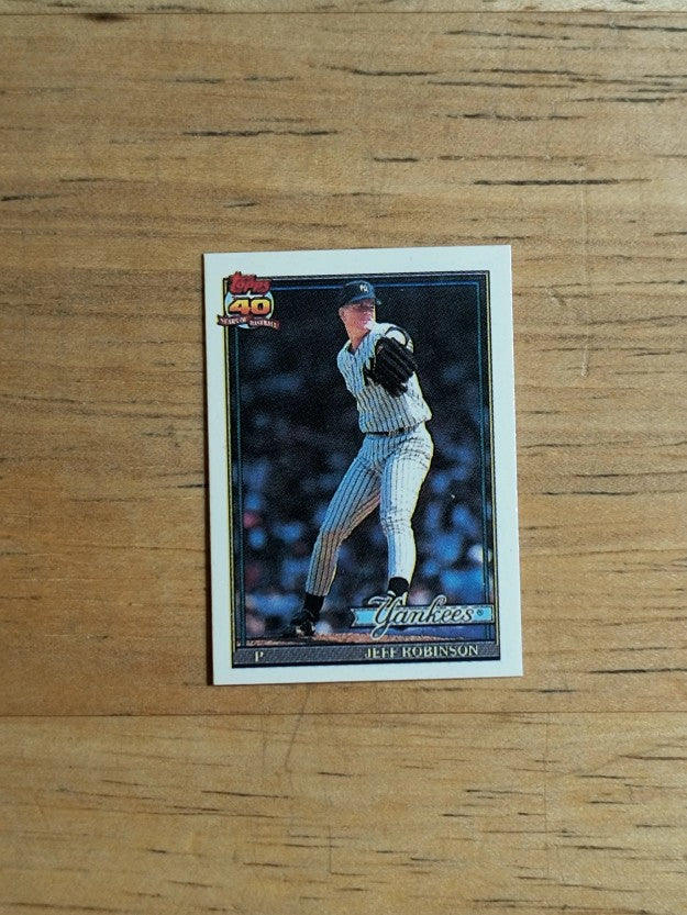 1991 Topps Micro #19 Jeff D. Robinson