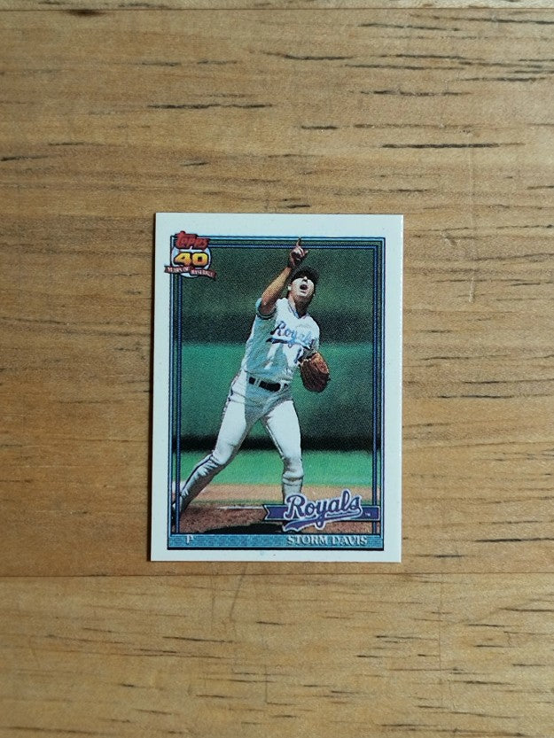 1991 Topps Micro #22 Storm Davis