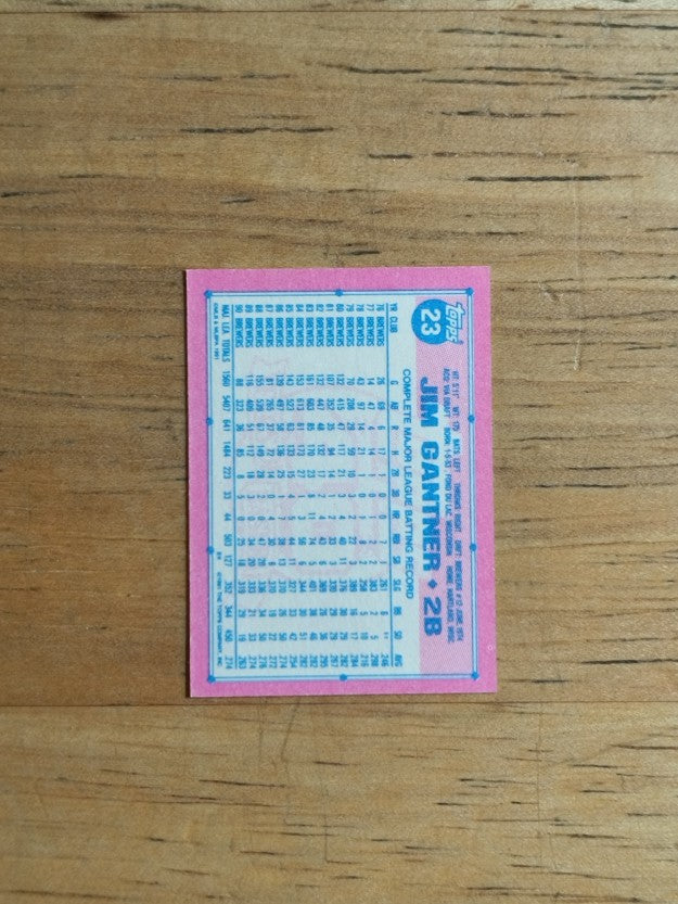 1991 Topps Micro #23 Jim Gantner