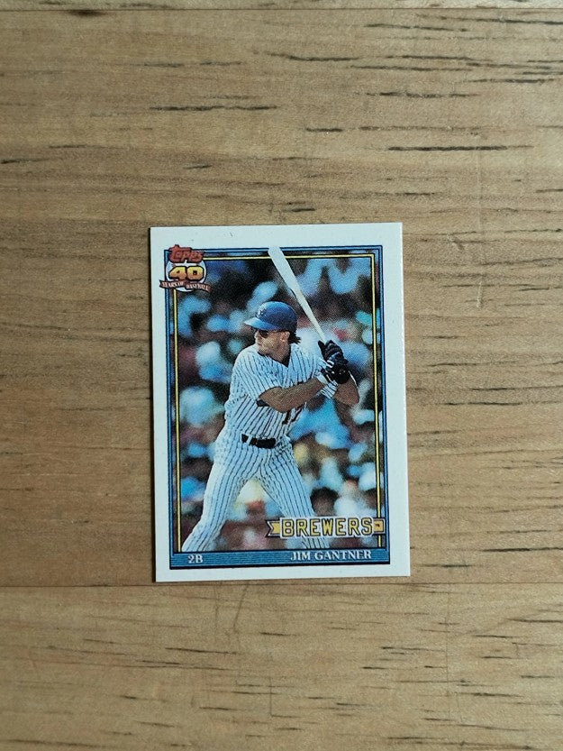 1991 Topps Micro #23 Jim Gantner