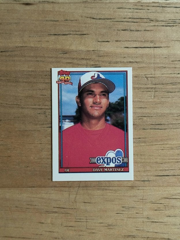 1991 Topps Micro #24 Dave Martinez