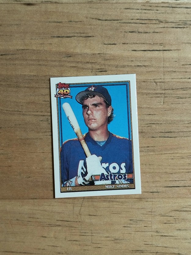 1991 Topps Micro #32 Mike Simms