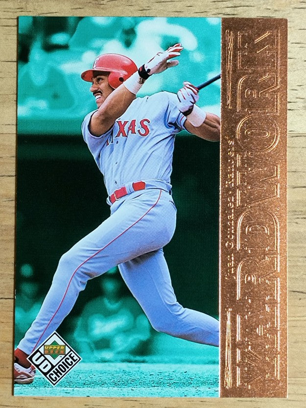 1999 UD Choice Yard Work #Y28 Juan Gonzalez