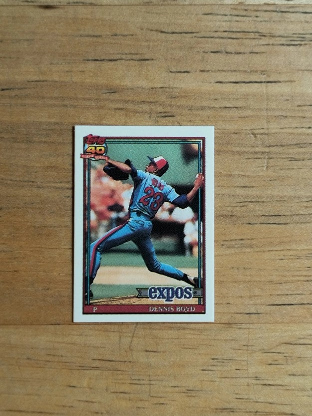 1991 Topps Micro #48 Dennis Boyd