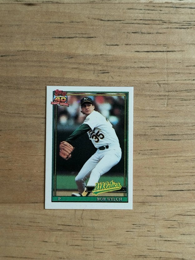 1991 Topps Micro #50 Bob Welch