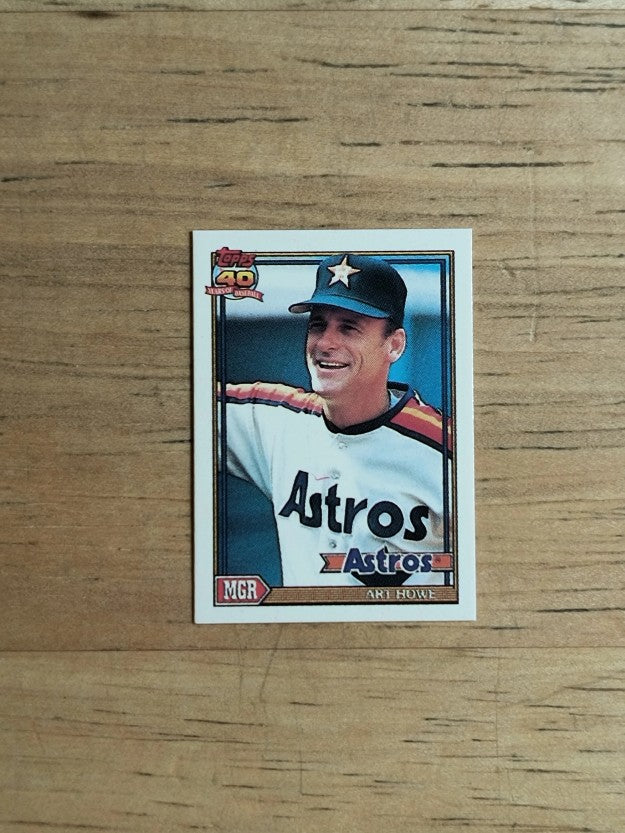 1991 Topps Micro #51 Art Howe MG
