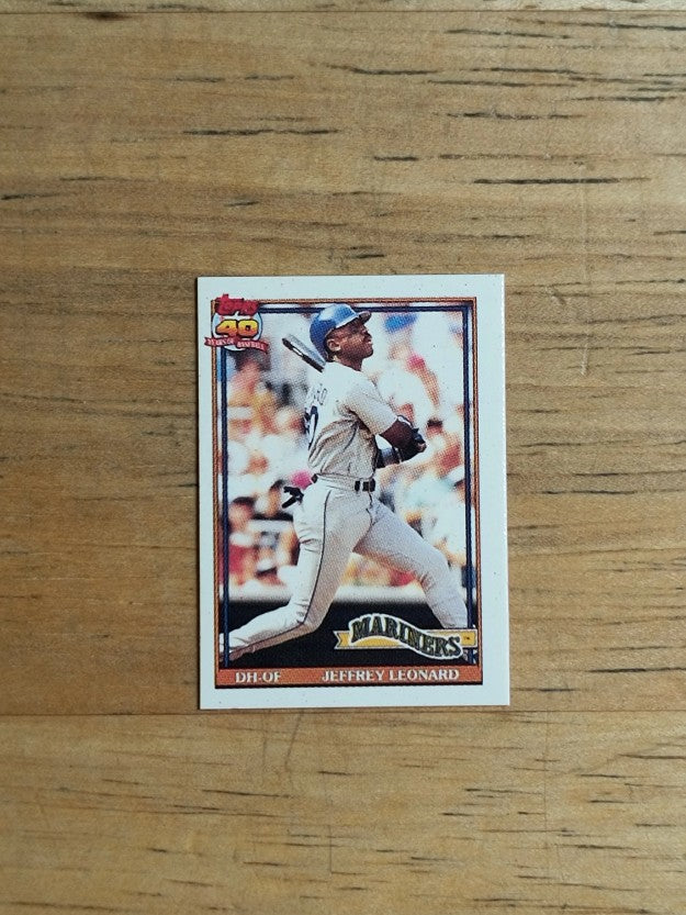 1991 Topps Micro #55 Jeffrey Leonard
