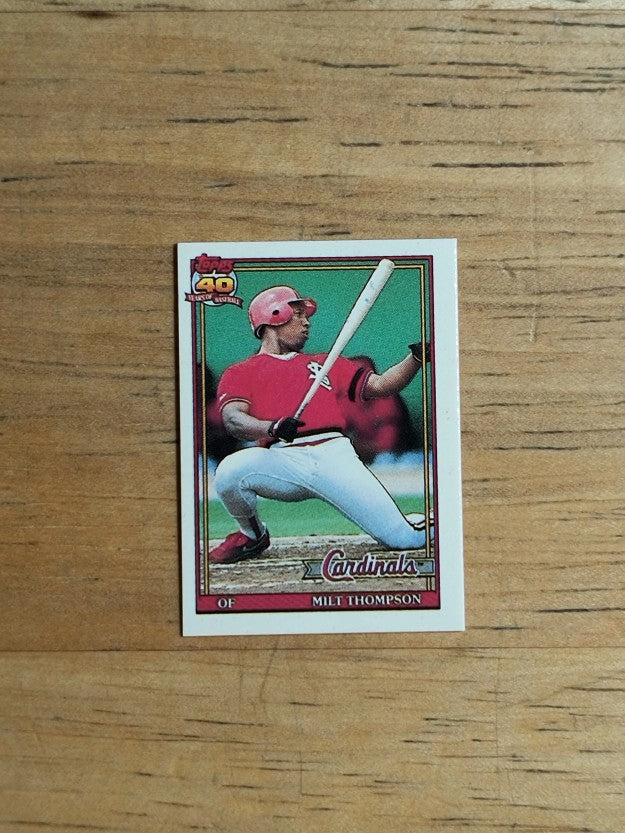 1991 Topps Micro #63 Milt Thompson