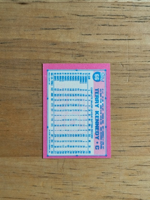 1991 Topps Micro #66 Terry Kennedy