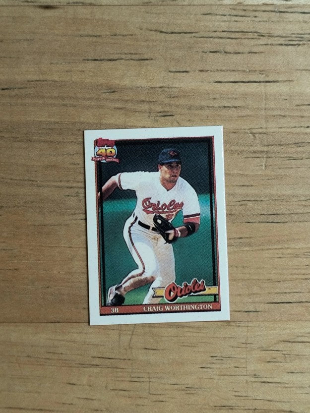 1991 Topps Micro #73 Craig Worthington