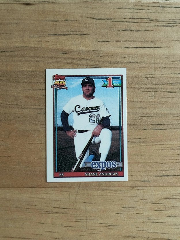 1991 Topps Micro #74 Shane Andrews RC