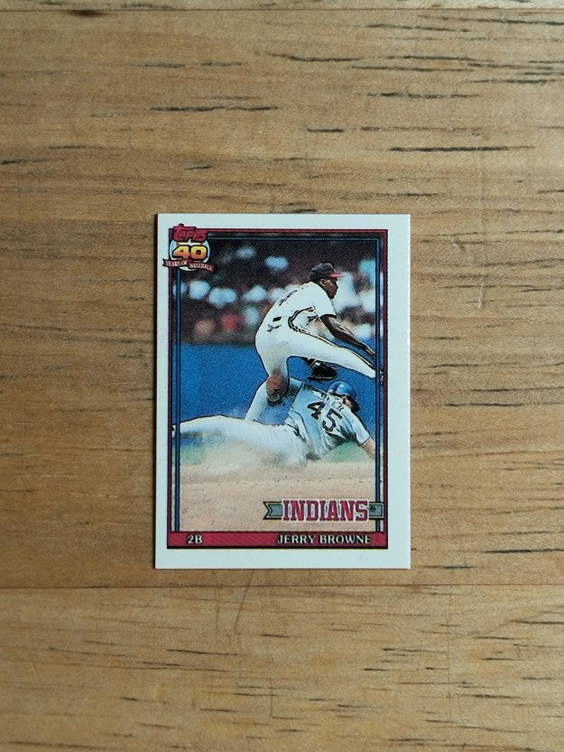 1991 Topps Micro #76 Jerry Browne