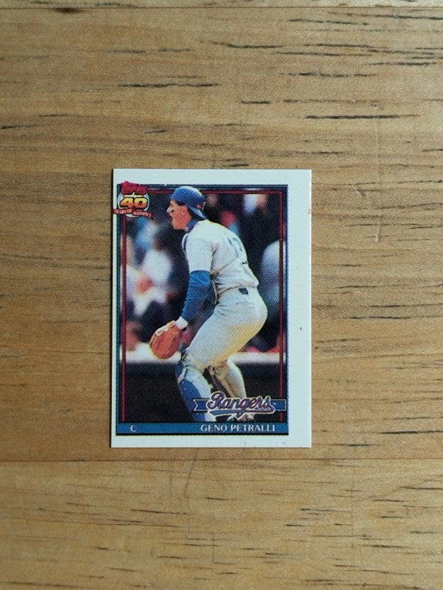 1991 Topps Micro #78 Geno Petralli