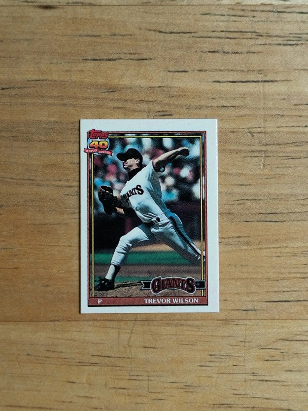1991 Topps Micro #96 Trevor Wilson