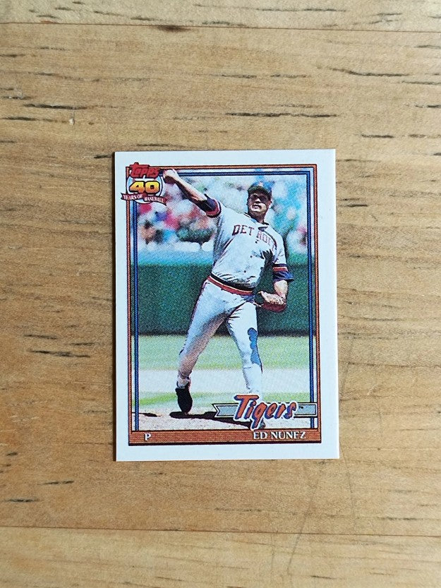 1991 Topps Micro #106 Ed Nunez