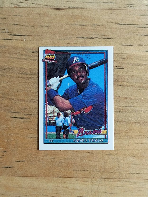 1991 Topps Micro #111 Andres Thomas
