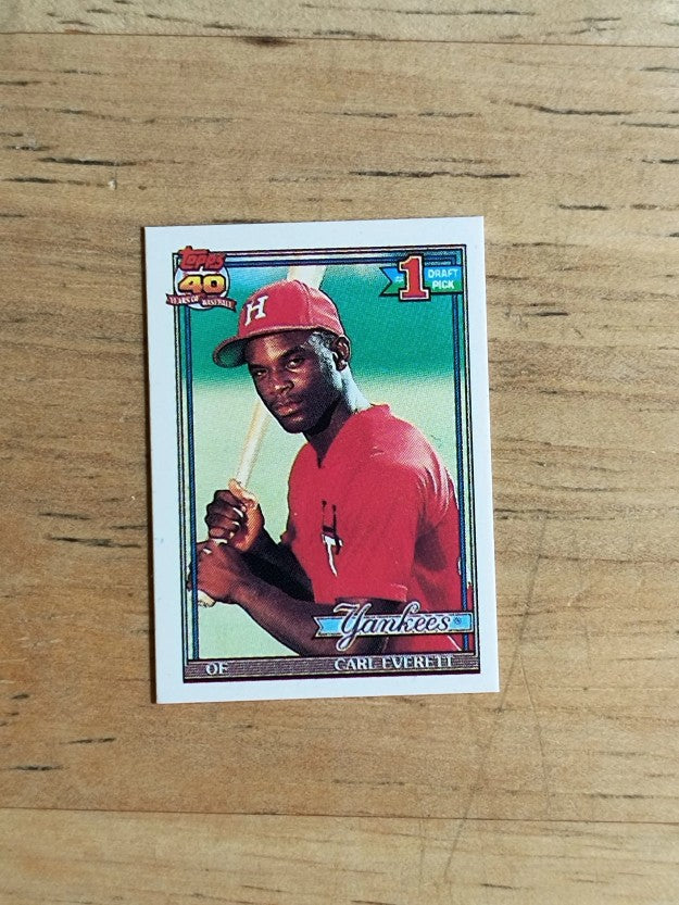 1991 Topps Micro #113 Carl Everett