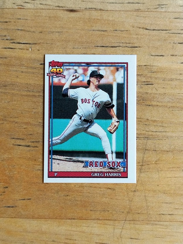 1991 Topps Micro #123 Greg A. Harris