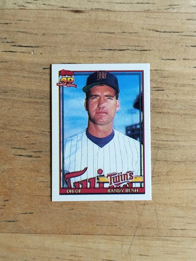 1991 Topps Micro #124 Randy Bush