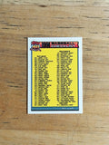1991 Topps Micro #131 Checklist 1
