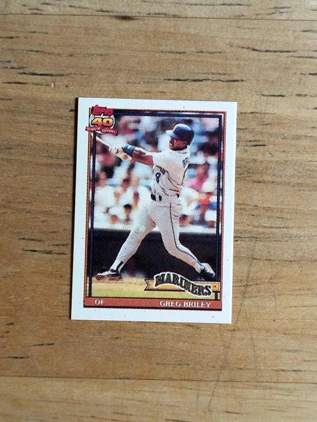 1991 Topps Micro #133 Greg Briley