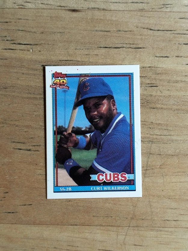 1991 Topps Micro #142 Curt Wilkerson