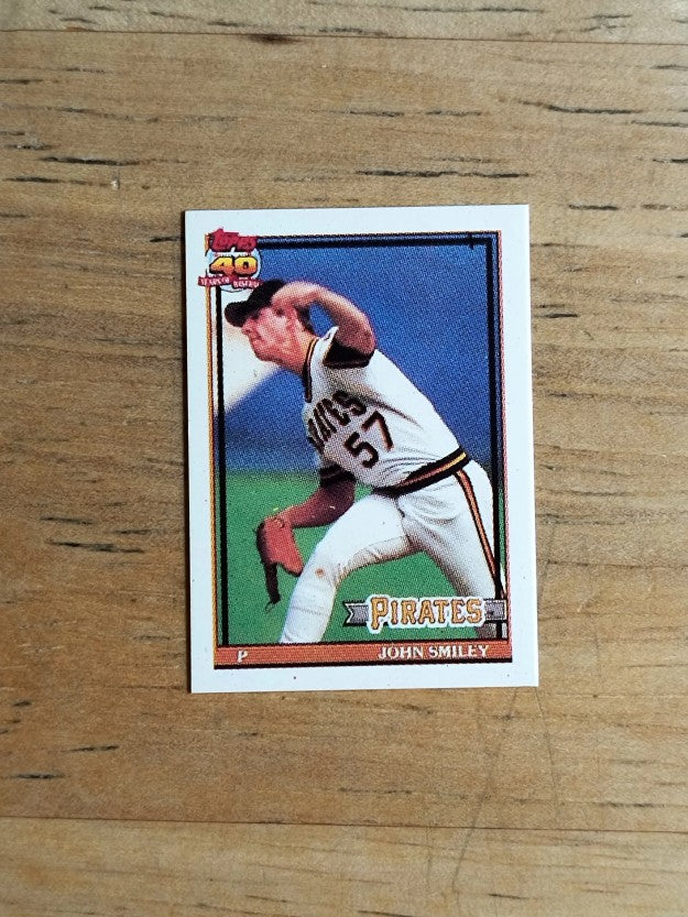 1991 Topps Micro #143 John Smiley