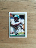 1991 Topps Micro #144 Dave Henderson