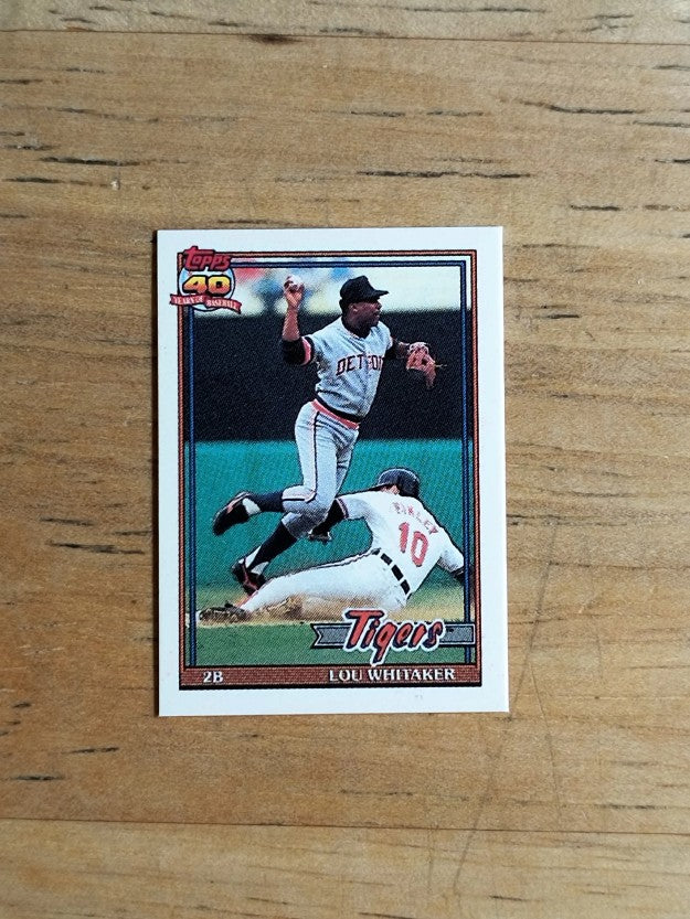 1991 Topps Micro #145 Lou Whitaker